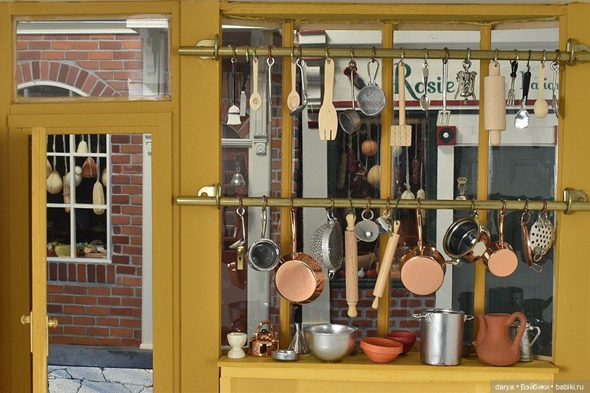 Магазин кухонной утвари — Румбоксы и кукольные интерьеры: фото (фото 7)