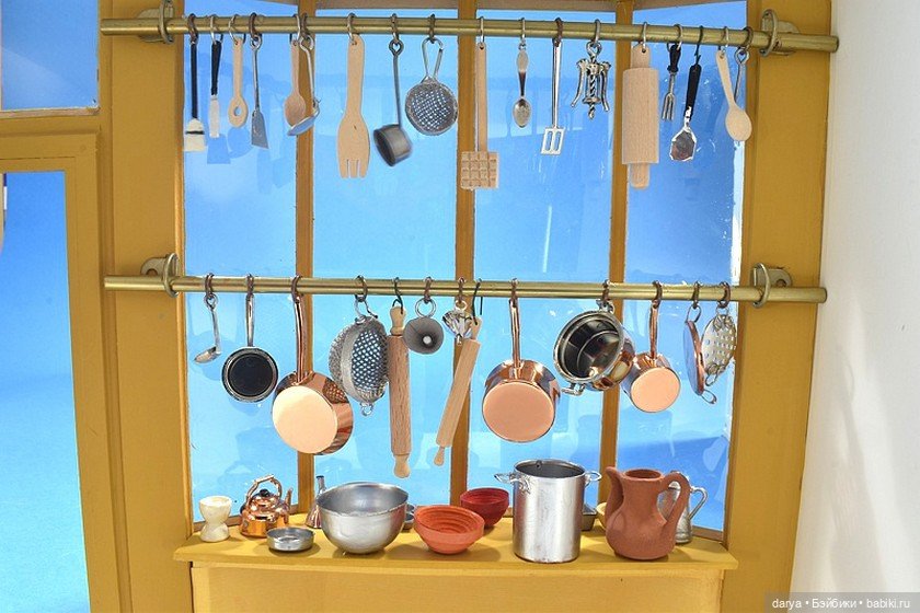 Магазин кухонной утвари — Румбоксы и кукольные интерьеры: фото (фото 8)