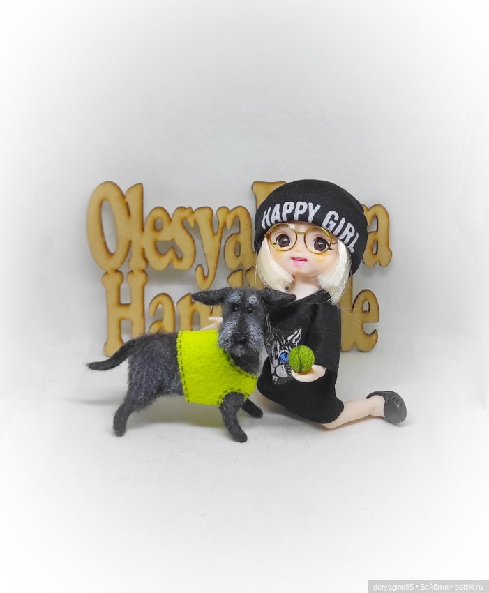 Дворовый пёс Тузик — Валяные игрушки из шерсти: сухое валяние (фото 3)