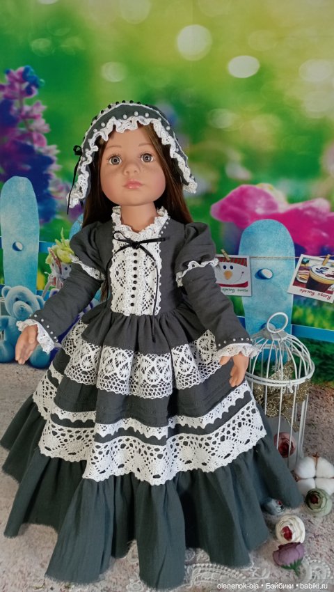 Платье необычного цвета — Одежда и обувь для кукол своими руками: фото (фото 4)