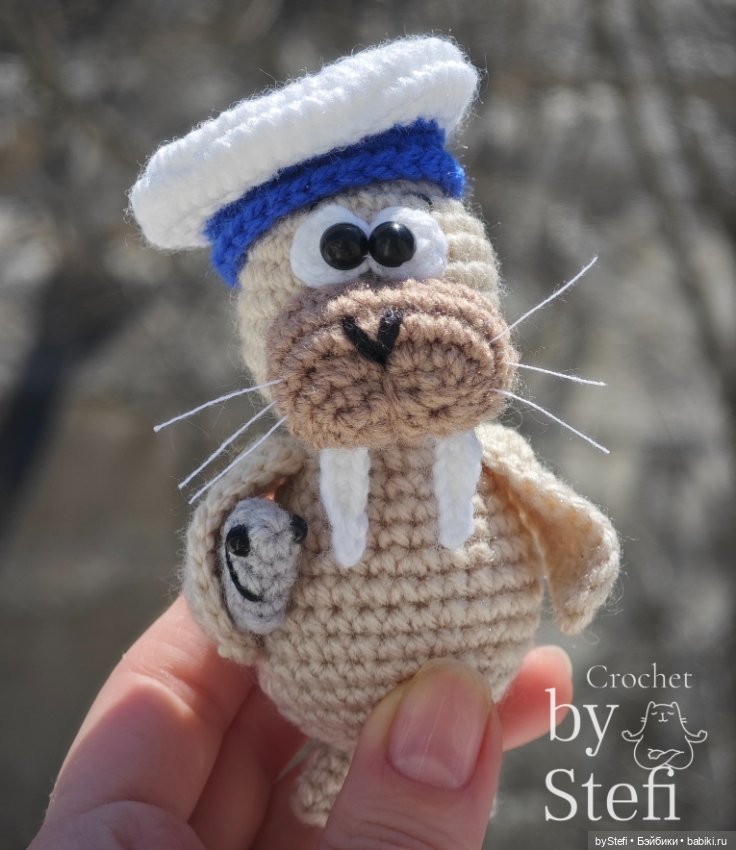 Моржик Пётр — Вязаные игрушки и амигуруми: крючком (фото 2)
