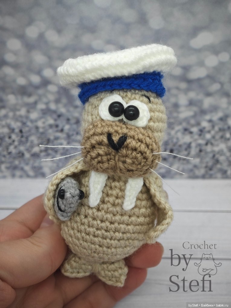 Моржик Пётр — Вязаные игрушки и амигуруми: крючком