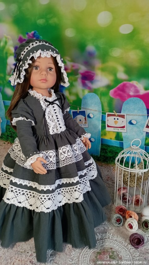 Платье необычного цвета — Одежда и обувь для кукол своими руками: фото (фото 5)