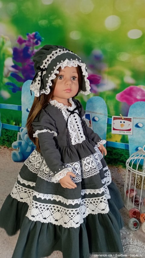 Платье необычного цвета — Одежда и обувь для кукол своими руками: фото (фото 6)