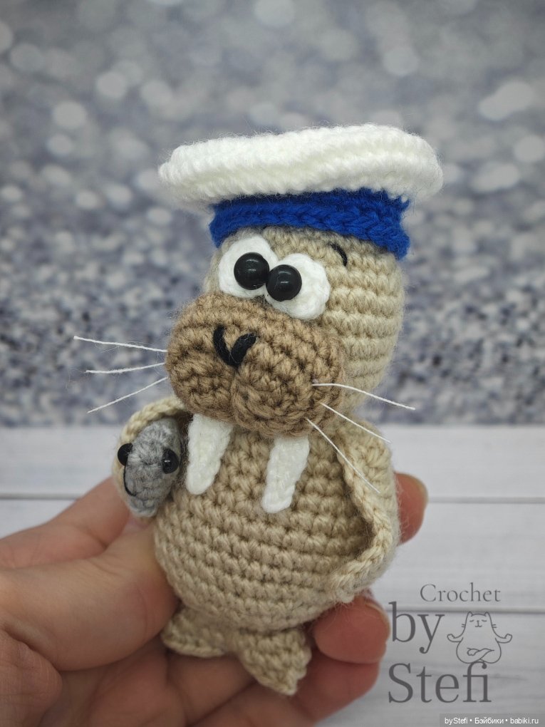 Моржик Пётр — Вязаные игрушки и амигуруми: крючком