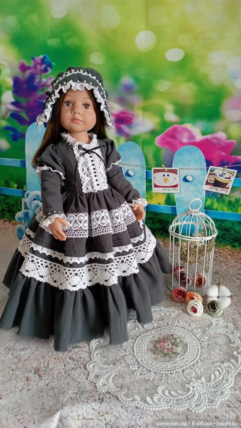 Платье необычного цвета — Одежда и обувь для кукол своими руками: фото (фото 9)