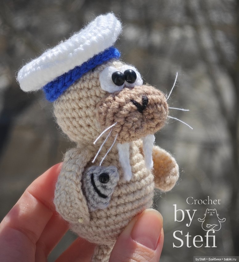Моржик Пётр — Вязаные игрушки и амигуруми: крючком (фото 3)
