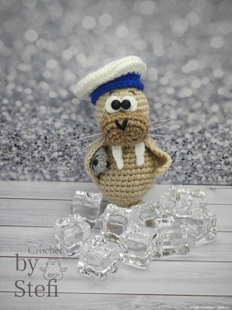 Моржик Пётр — Вязаные игрушки и амигуруми: крючком