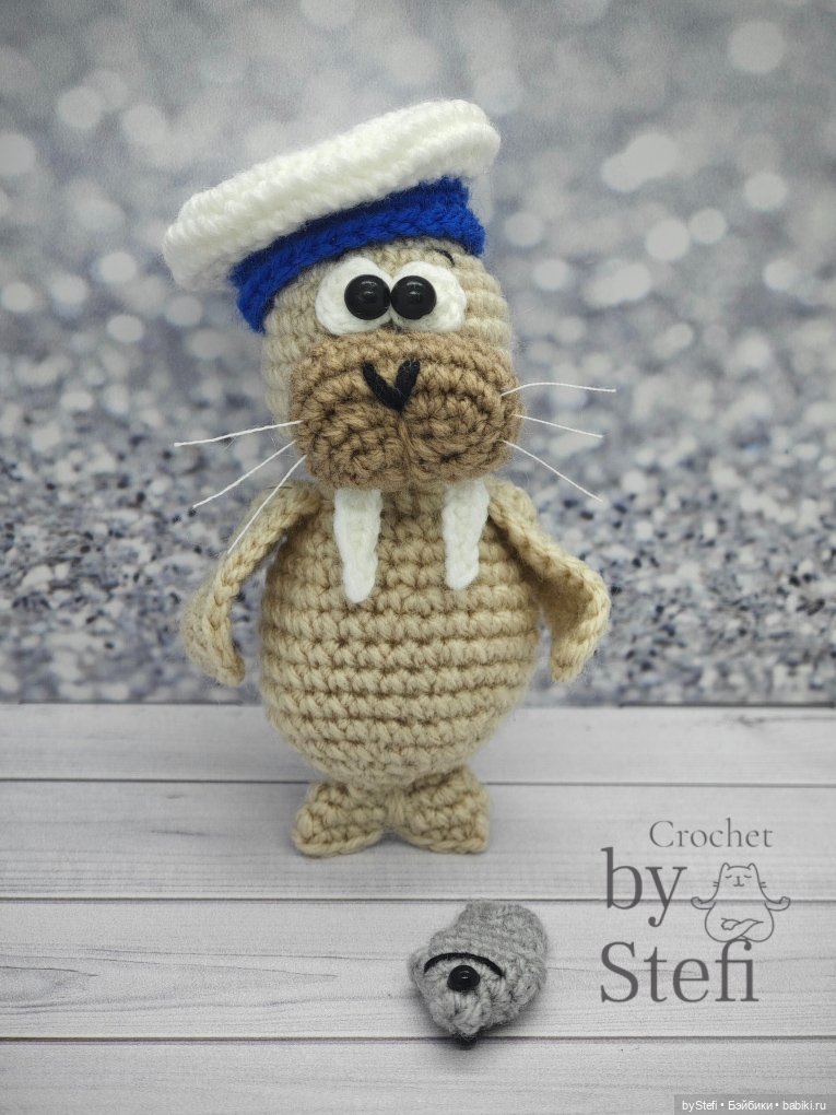 Моржик Пётр — Вязаные игрушки и амигуруми: крючком