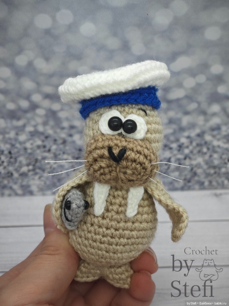 Моржик Пётр — Вязаные игрушки и амигуруми: крючком