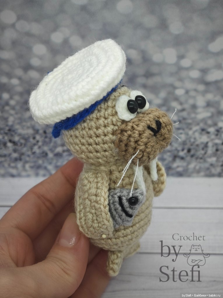 Моржик Пётр — Вязаные игрушки и амигуруми: крючком