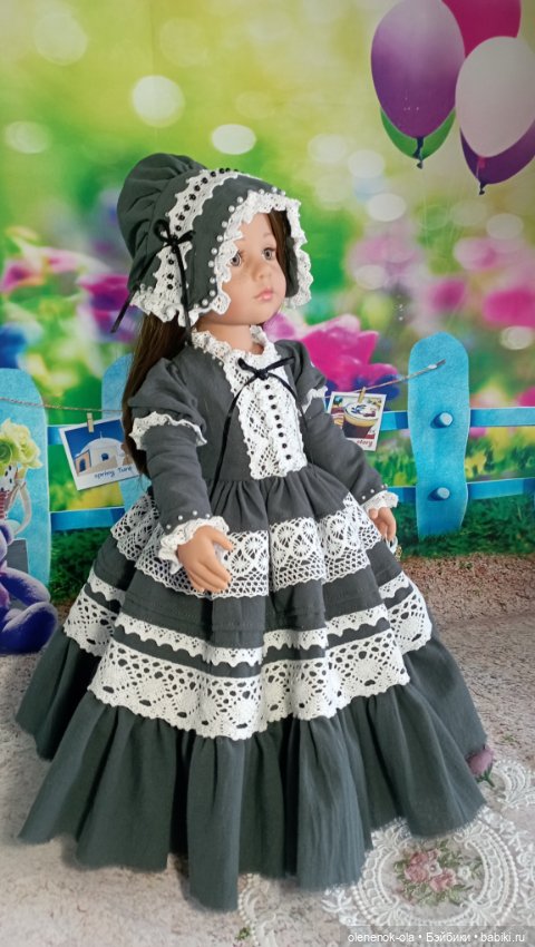 Платье необычного цвета — Одежда и обувь для кукол своими руками: фото