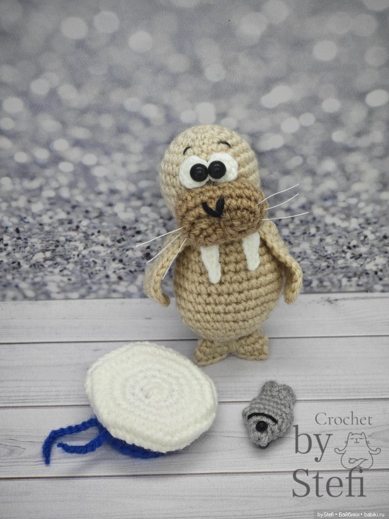 Моржик Пётр — Вязаные игрушки и амигуруми: крючком