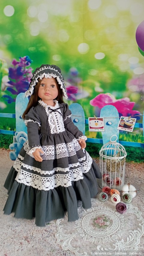 Платье необычного цвета — Одежда и обувь для кукол своими руками: фото (фото 8)
