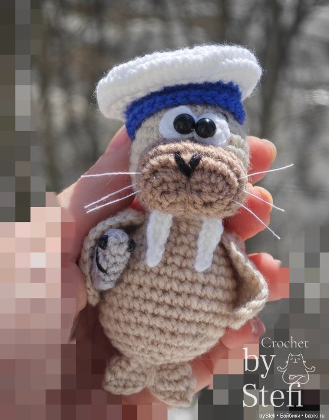 Моржик Пётр — Вязаные игрушки и амигуруми: крючком (фото 8)