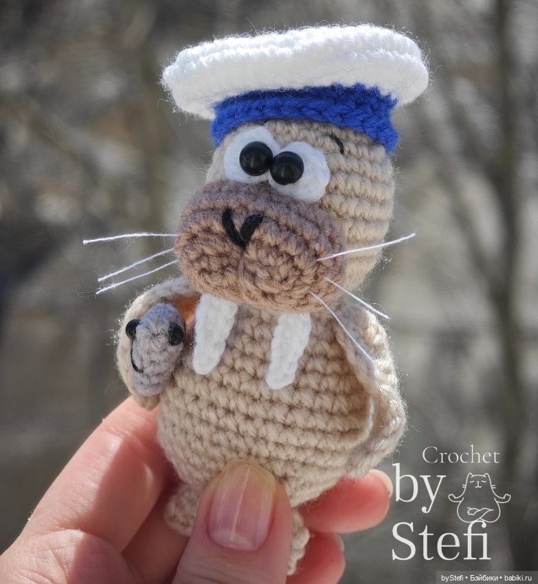Моржик Пётр — Вязаные игрушки и амигуруми: крючком (фото 5)