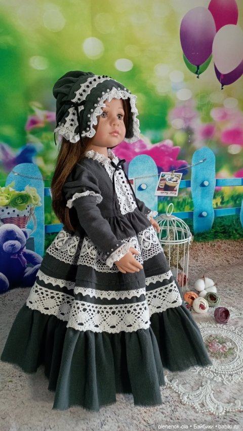 Платье необычного цвета — Одежда и обувь для кукол своими руками: фото (фото 7)