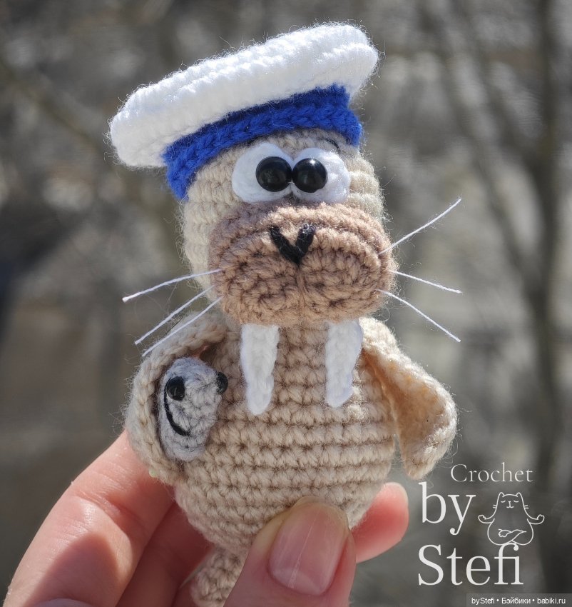 Моржик Пётр — Вязаные игрушки и амигуруми: крючком (фото 4)