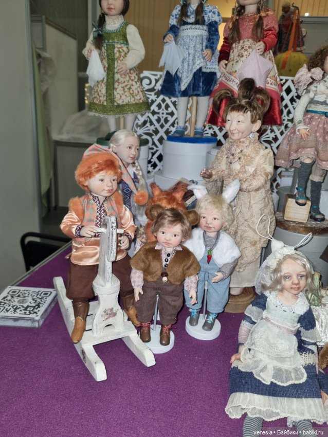 Куклы и мишки на Тишинке, апрель 2024