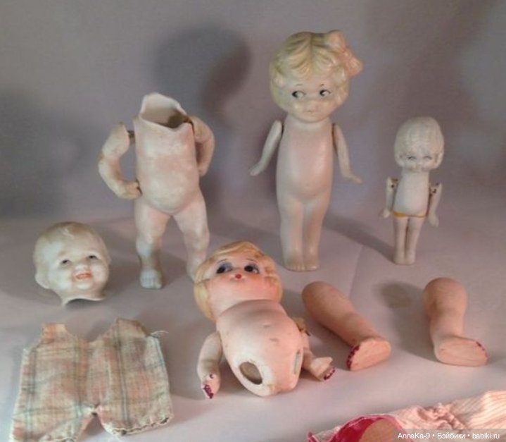 Куклы собранные из антикварных деталей франкендолл (фото 5)