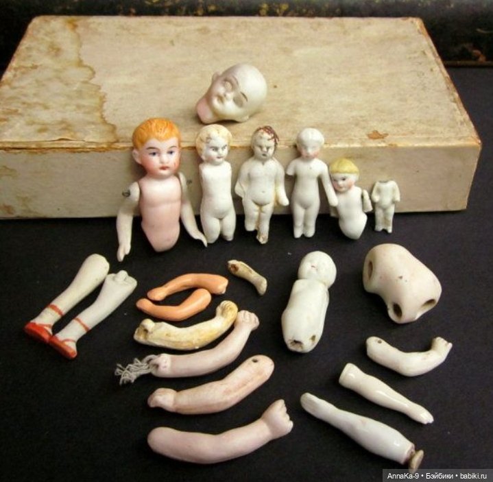 Куклы собранные из антикварных деталей франкендолл (фото 6)