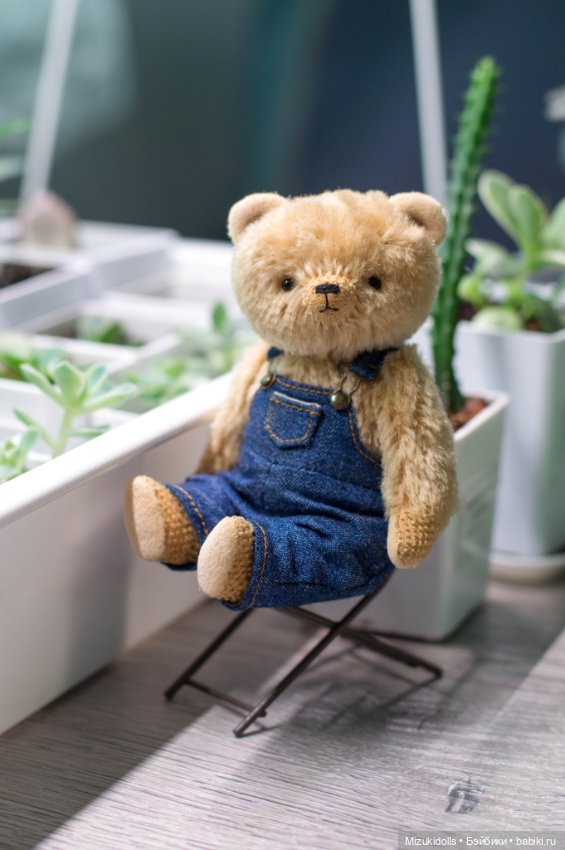 Мишки и домашний минисад — Авторские мишки Тедди и друзья: фото