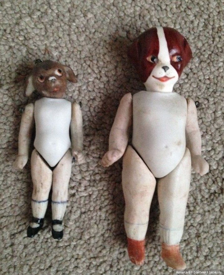 Куклы собранные из антикварных деталей франкендолл