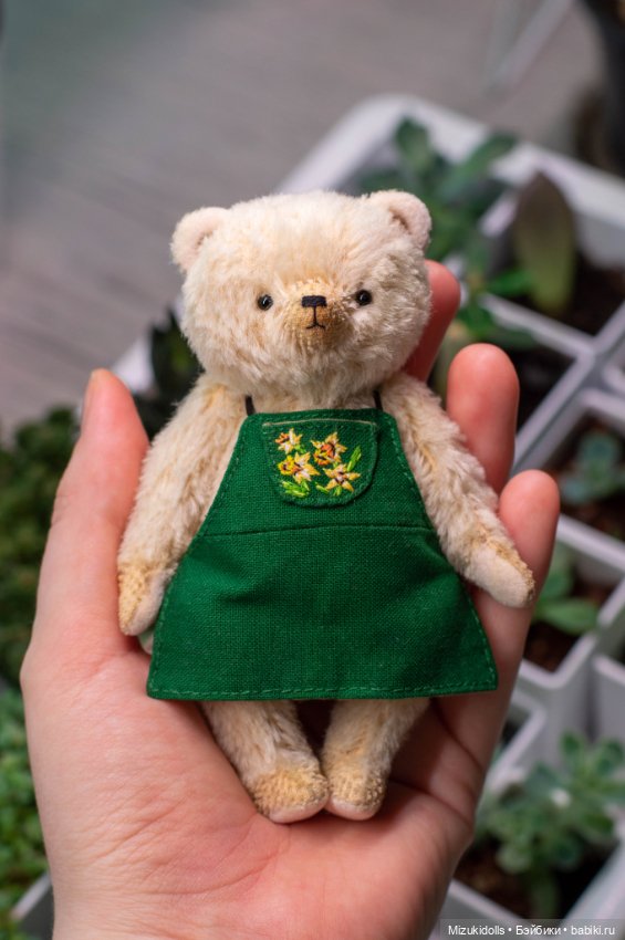 Мишки и домашний минисад — Авторские мишки Тедди и друзья: фото (фото 3)