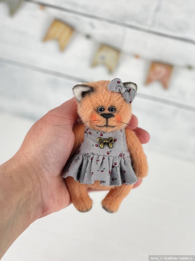 Тедди кошечка Сима — Авторские мишки Тедди и друзья: фото