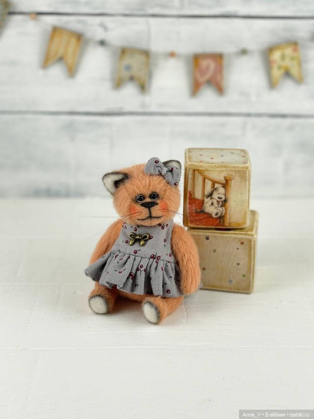 Тедди кошечка Сима — Авторские мишки Тедди и друзья: фото (фото 4)