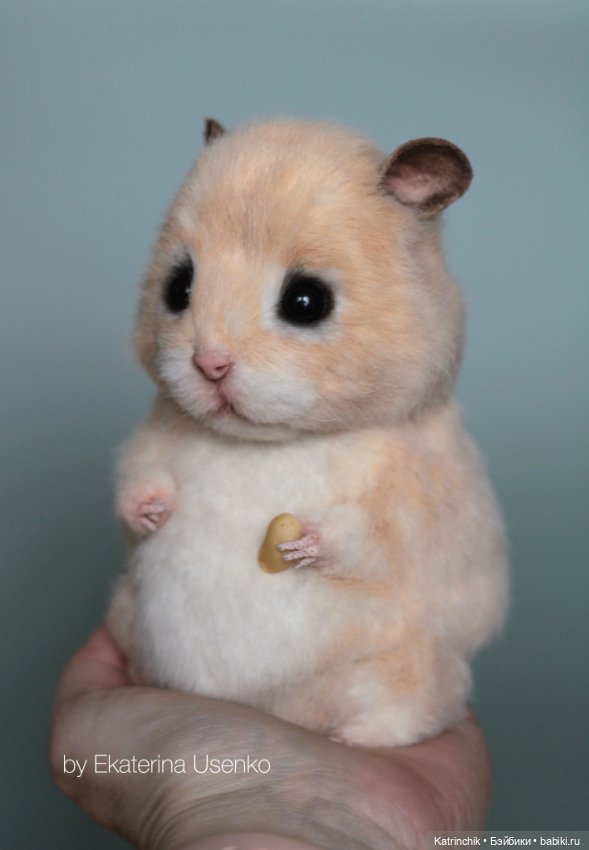Хомячок Пончик — Авторские мишки Тедди и друзья: фото (фото 6)