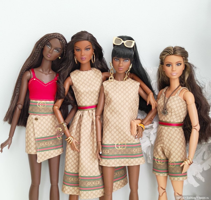 Мини коллекция Гуччи — Одежда и обувь для кукол своими руками: фото (фото 7)