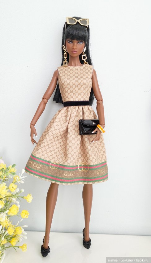 Мини коллекция Гуччи — Одежда и обувь для кукол своими руками: фото