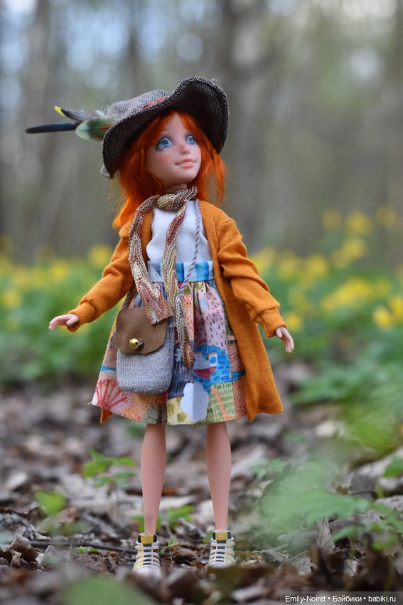 Робин в лесу — ООАК и репейнт игровых кукол: Bratz (фото 3)