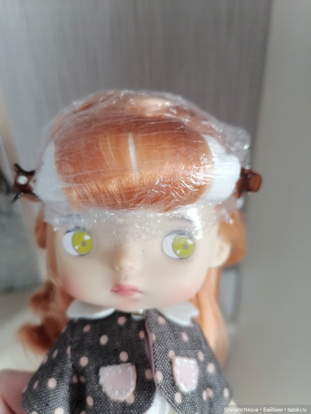 Как уложить чёлку Xiaomi Monst Doll (фото 3)