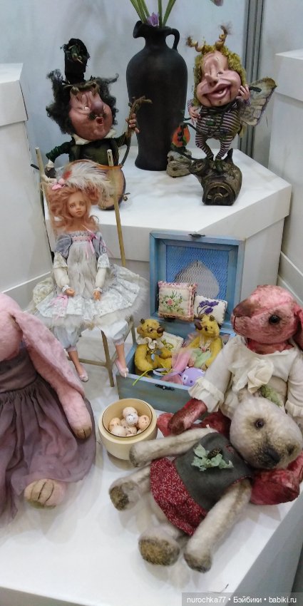 Путешествие по выставке Мишек и авторских кукол. Часть третья