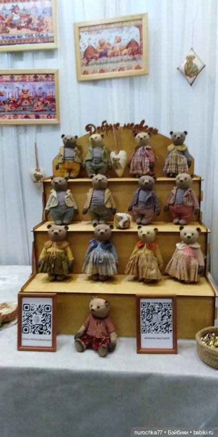 Путешествие по выставке Мишек и авторских кукол. Часть четвертая