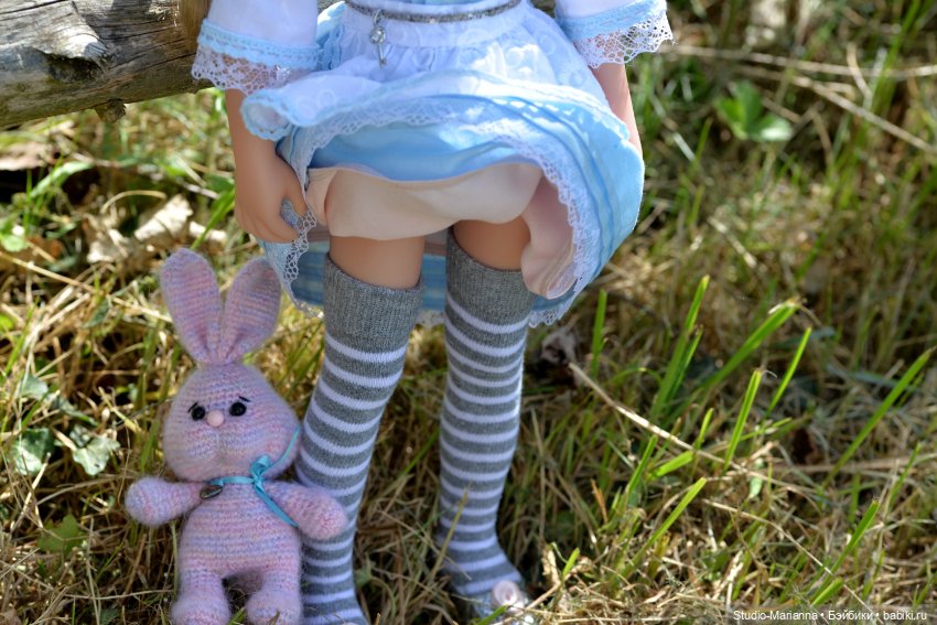 Платье Алисы для куколки Шильдкрет (фото 3)