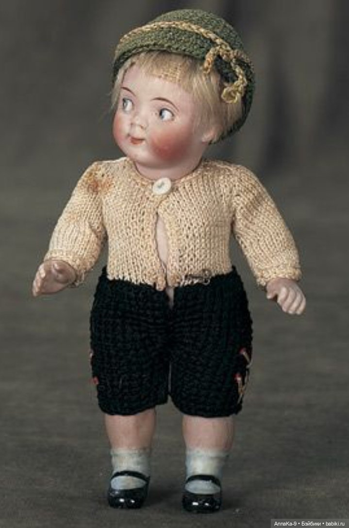Мальчики mignonette — Антикварные куклы Mignonette (Миньонетта): карманные