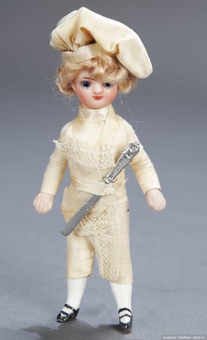 Мальчики mignonette — Антикварные куклы Mignonette (Миньонетта): карманные