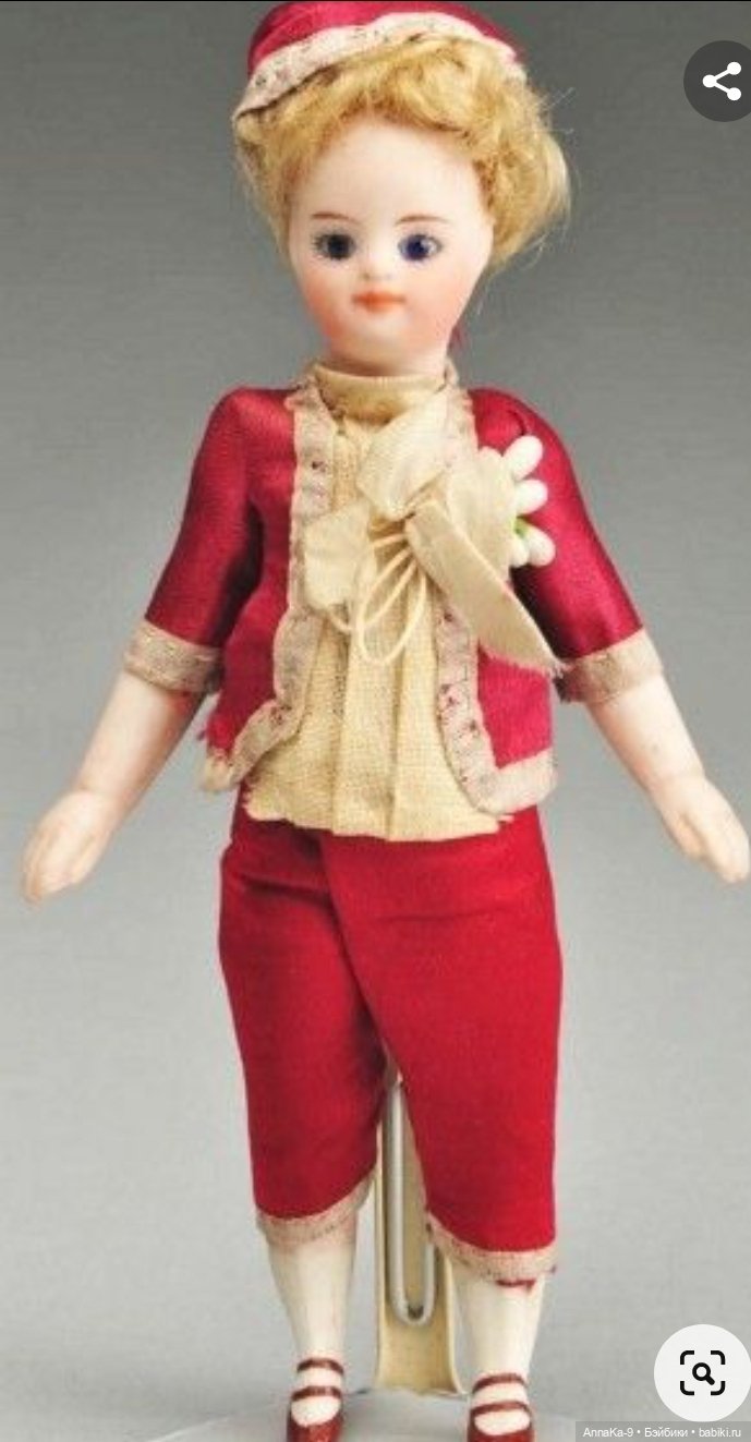 Мальчики mignonette — Антикварные куклы Mignonette (Миньонетта): карманные