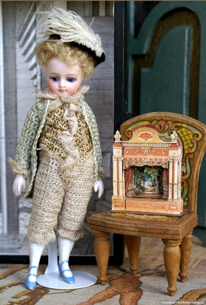 Мальчики mignonette — Антикварные куклы Mignonette (Миньонетта): карманные