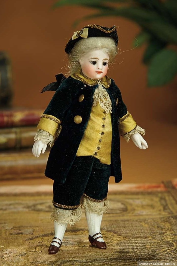 Мальчики mignonette — Антикварные куклы Mignonette (Миньонетта): карманные