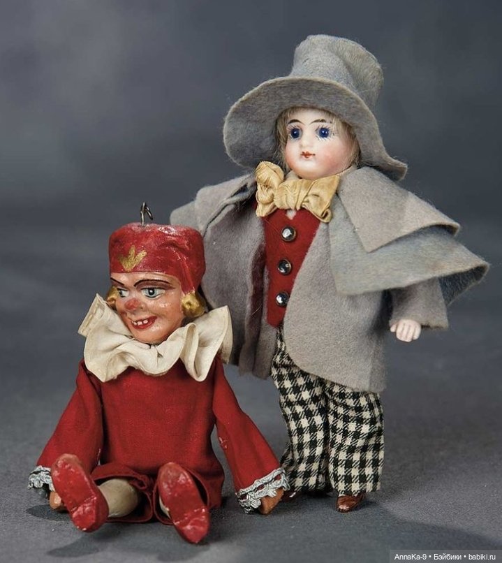 Мальчики mignonette — Антикварные куклы Mignonette (Миньонетта): карманные (фото 9)