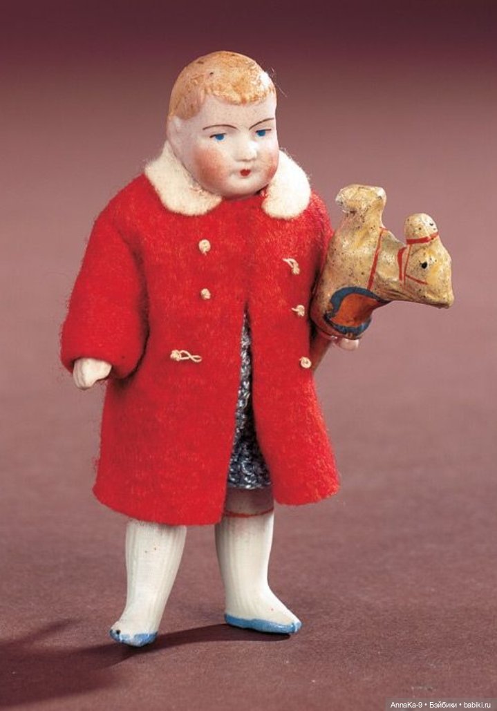 Мальчики mignonette — Антикварные куклы Mignonette (Миньонетта): карманные