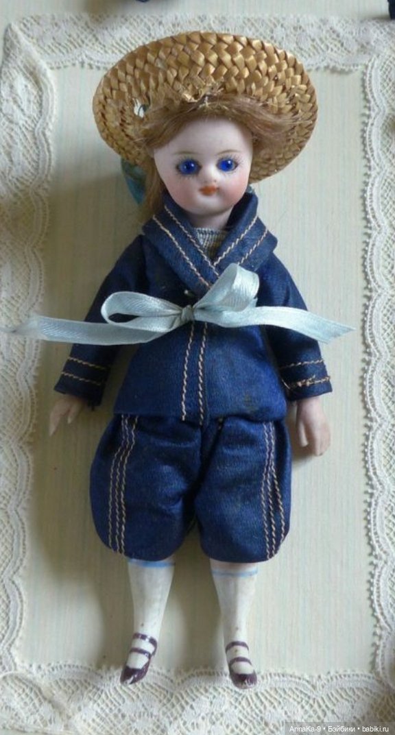 Мальчики mignonette — Антикварные куклы Mignonette (Миньонетта): карманные