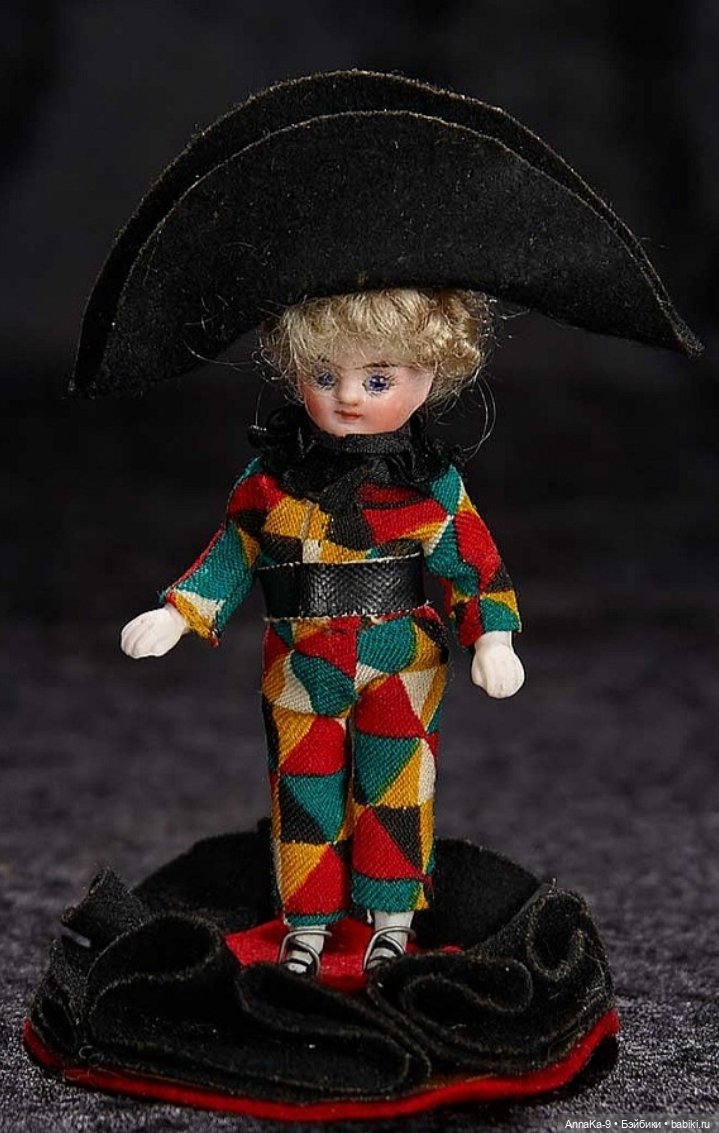 Мальчики mignonette — Антикварные куклы Mignonette (Миньонетта): карманные