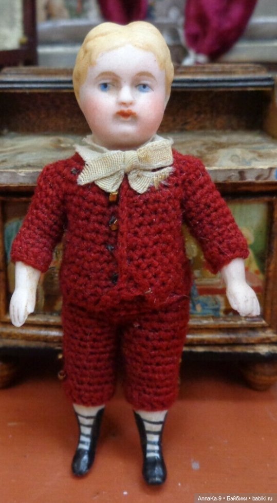 Мальчики mignonette — Антикварные куклы Mignonette (Миньонетта): карманные