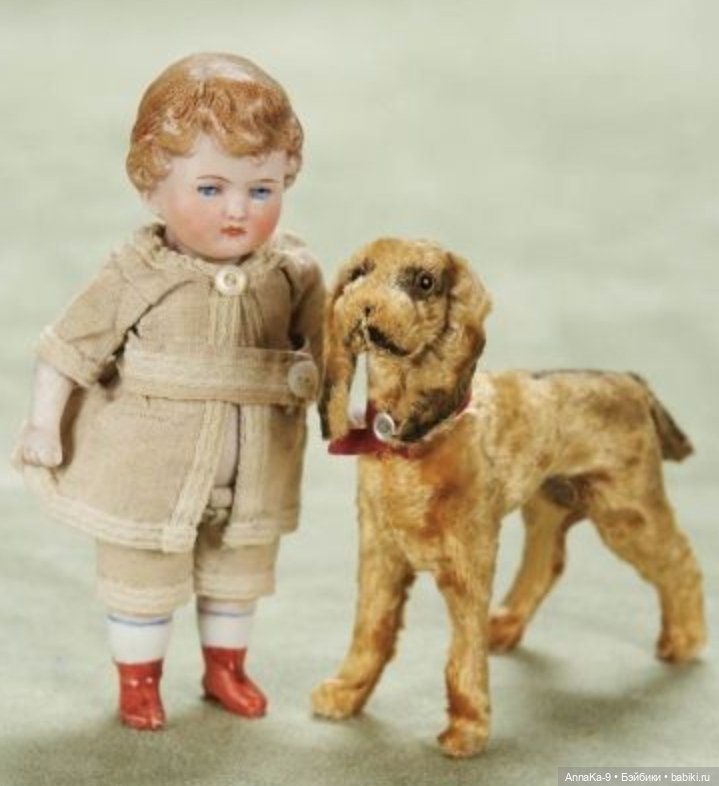 Мальчики mignonette — Антикварные куклы Mignonette (Миньонетта): карманные