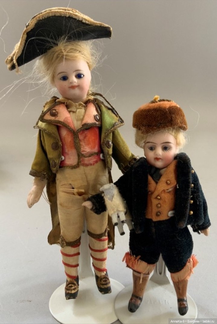 Мальчики mignonette — Антикварные куклы Mignonette (Миньонетта): карманные (фото 5)